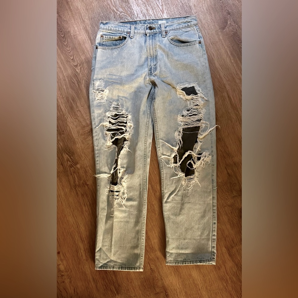 Vintage Levi’s 555 c1990’s light wash